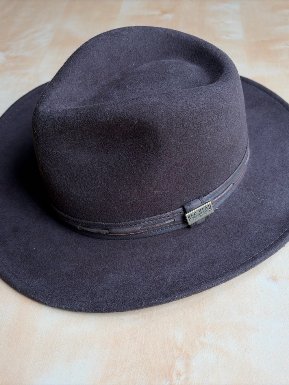 RedHead Brown Felt Fedora Hat